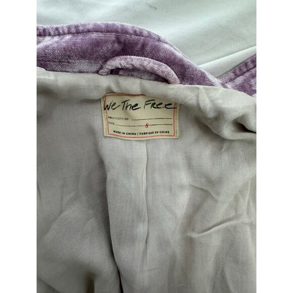 We the free purple jacket coat s - Picture 5 of 5